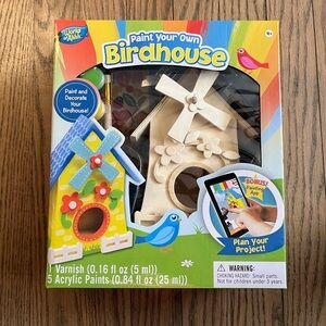 Paint Your Own Birdhouse Kit - Multicolor